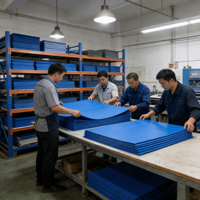 Couverture d'impression en caoutchouc UV TPS Blue Long Life 1,95 mm haute résilience pour fournitures d'impression offset industrielles et commerciales