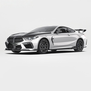 Kit Carrozzeria in Fibra di Carbonio Secca, Alette Anteriori, Finiture Paraurti, Componenti Aerodinamici per <span class=keywords><strong>BMW</strong></span> M8 F91 F92 F93 2019 - <span class=keywords><strong>2022</strong></span> - Product Image 3