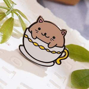 Épinglette en émail personnalisée LGC, mignon dessin animé <span class=keywords><strong>Corgi</strong></span> avec cœur, badge en métal pour collectionneur - Product Image 5