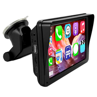 Navigator GPS Portabel Layar Sentuh HD IPS 10,26 inci dengan Kamera Mundur Berputar, CarPlay Nirkabel & Speaker Terintegrasi - Cocok untuk Semua Mobil