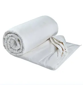 Royal Comfort Bamboo Quilt 300TC 100% Bamboo Quilt Cover Custom Size Breathable Cooling Quilt Cover White Color