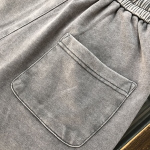 Heavy Weight <strong>Men</strong> Casual Vintage Breathable Eco-Friendly <strong>Loose</strong> Fit Elastic Waist <strong>Jogger</strong> Pants Cargos Acid Wash Gradient Flare - Product Image 6