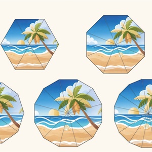 Good Quality Strong UV Blocking Silver Coating Custom Logo Iron Frame Windproof Travel Garden Beach <b>Umbrellas</b> 2m Outdoor Manual - Product Image 6