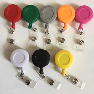 <span class=keywords><strong>Tarjeta</strong></span> de Identificación Médica de Plástico Personalizada de Lujo con Carrete Retráctil Redondo para el Regreso a Clases y Año Nuevo - Product Image 4