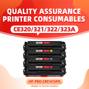Cartouche de toner couleur Lonpec compatible 128A CE320A/Bk CE321A/C <span class=keywords><strong>CE322A</strong></span>/Y CE323A/M pour HP PRO CM1415FN, rendement de 2000/1300 pages - Product Image 2