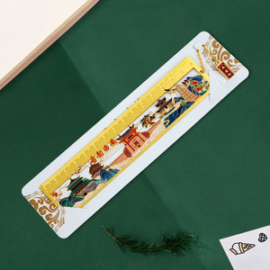 Marcapáginas de Metal Personalizado con Diseño de Monumentos de Xi'an, Regalo de Recuerdo para Estudiantes con Cadena y Colgante, Estilo Chino, Esmalte y Latón - Product Image 4