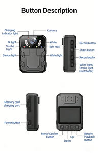 Enregistreur vidéo et audio portable OEM HD 1080P avec vision nocturne, stockage sur carte TF, surveillance de sécurité, caméra corporelle sportive - Product Image 5