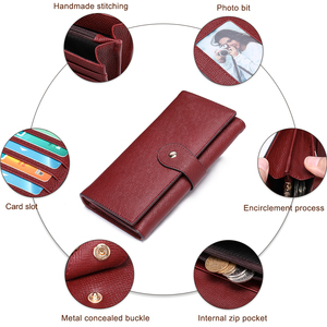 WESTAL Portafoglio da Donna 8303 in Vera Pelle, Borsa per <span class=keywords><strong>Cellulare</strong></span>, <span class=keywords><strong>Porta</strong></span> Carte di Grande Capacità per Donne - Product Image 6