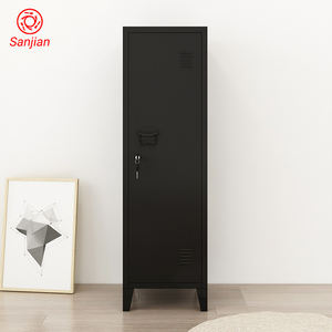 Sanjian home storage <span class=keywords><strong>Armadio</strong></span> Camera Da Letto di Metallo Locker 3 scaffale all'interno Verticale una porta di Stoccaggio In Acciaio <span class=keywords><strong>Armadio</strong></span> con in piedi piede - Product Image 5