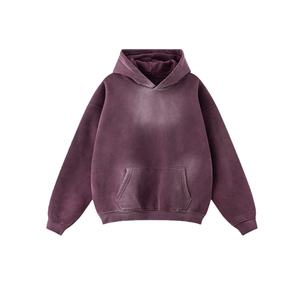 Sudadera con Capucha TKAN554D, Estilo Nuevo, Ropa Urbana para Mujer, Vintage, Lavado a la Piedra, Estilo Holgado, Informal, Gruesa, 100% Algodón de Alta Calidad - Product Image 2