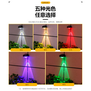 Lampe murale solaire Xinyao Electric Appliances 1 LED, étanche, pour extérieur, jardin, clôture - Product Image 4