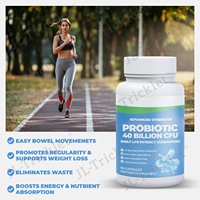 Probiotiques en gros 40 milliards de UFC en capsules, 10 souches, prébiotiques, pour la santé immunitaire et digestive, 40 milliards de probiotiques en capsules