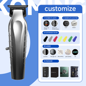 Cortadora de Pelo Eléctrica, Recortadora de Barba, Máquina de Afeitar Profesional para Hombre, Inalámbrica, con Pantalla LED - Product Image 3