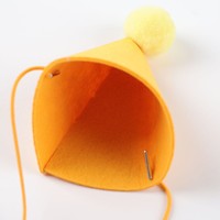 Mini chapeaux de fête pour animaux en peluche, accessoires de fête, chapeaux de doigt pour animaux de compagnie, petits chapeaux pour figurines de dinosaures, jouets G26-323