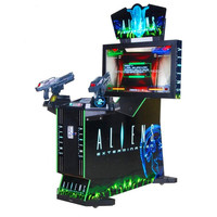42 "LCD Aliens Extermination Coin Machine Operated Simulator Arcade Screen Shooting Game