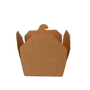 Umweltfreundliche Kraftpapier-Lebensmittelbox Einweg-Lunch-Verpackungsbehälter für Brathähnchen, <span class=keywords><strong>Burger</strong></span> und Street Food - Product Image 5