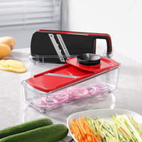 Ensemble de trancheuses d'oignons légumes multifonctions à 5 lames pratiques pour la cuisine