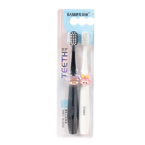 Cepillo de dientes de cerdas suaves para adultos, manual, con 24 orificios, cabezal de cepillo denso, limpieza suave - Product Image 3