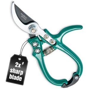 AOZOU - Juego de 4 Podadoras de Transferencia para Diestros con Estructura de Mariposa en Color Salvia, Cuchillas de Acero al Carbono, Ligeras y Manuales para Jardinería - Product Image 4