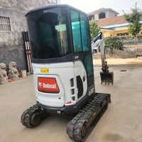 Excavator Mini Bekas Bobcat E20 Performa Tinggi Original USA Crawler 2ton Bobcat E20 Excavator Bekas 2ton