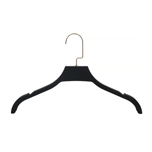 Gran oferta, colgador de plástico duradero con logotipo personalizado, colgador de plástico negro engomado <span class=keywords><strong>para</strong></span> falda - Product Image 3