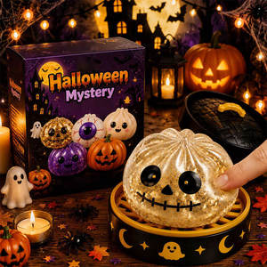 Halloween Ghost Squishy Toy Halloween Slow Rising Sensory Squeeze Toy Soft Stress Relief <b>Fidget</b> Toy OEM ODM Wholesale - Product Image 3