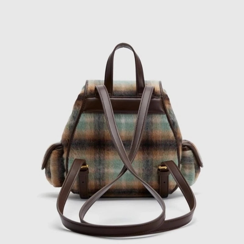 Ladies Backpack Women Contrast Color Preppy Style Sa881ca5eca024c53900ef34737e62  main image 3