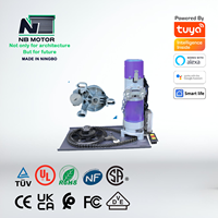 NB Motor automático inalámbrico persiana enrollable puerta Control remoto 433Mhz y 315Mhz 4 botones para puerta/coche diseño moderno para hoteles