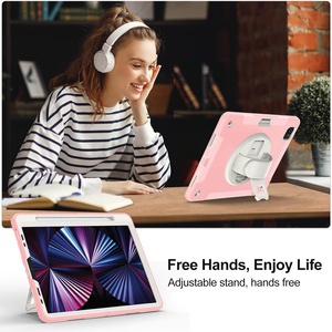 [Nhà máy sản xuất OEM] màu hồng tùy chỉnh thả bằng chứng Heavy Duty trường hợp máy tính bảng cho <span class=keywords><strong>iPad</strong></span> Pro 11 và <span class=keywords><strong>iPad</strong></span> không khí 4 5 10.9 inch trường hợp bìa - Product Image 4