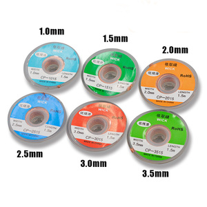 2.0mm 1.5M ruban tressé à dessouder cuivre <span class=keywords><strong>soudure</strong></span> dissolvant de <span class=keywords><strong>soudure</strong></span> fil CP-2015 <span class=keywords><strong>soudure</strong></span> mèche étain plomb cordon <span class=keywords><strong>Flux</strong></span> - Product Image 6