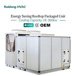 Unité de climatisation et <span class=keywords><strong>pompe</strong></span> à <span class=keywords><strong>chaleur</strong></span> intégrées pour toiture commerciale, 90-105 kW, haute efficacité - Product Image 1