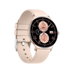Smartwatch V89 da <span class=keywords><strong>Donna</strong></span> Ultra-Sottile con Corpo in Metallo, Display <span class=keywords><strong>Touch</strong></span> HD da 1.43\" con AOD, Oro/Argento, Notifiche Messaggi, Impermeabile IP67 - Product Image 2