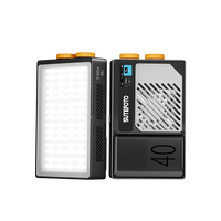 SUTEFOTO Lampe LED portable 40W 5000 mAh pour caméra et vidéo