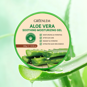 Gel de <span class=keywords><strong>Aloe</strong></span> <span class=keywords><strong>Vera</strong></span> Calmante Antiarrugas y Aclarante 99% Puro y <span class=keywords><strong>Natural</strong></span> de Marca Blanca <span class=keywords><strong>para</strong></span> <span class=keywords><strong>Piel</strong></span> Seca del Rostro - Product Image 2