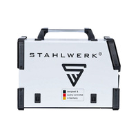 Machine à souder MIG MMA LIFT TIG à double impulsion, portable, sans gaz/à fil fourré, pour atelier de bricolage, Stahl Werk MIG200DPP, en stock UE