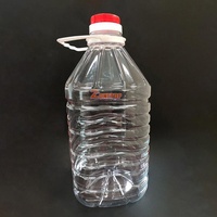 Fûts en plastique PET vides avec poignée, personnalisables avec logo, à bouchon à vis, 3L, 4L, 5 litres, 10L, 15 litres, 20 litres, vente en gros