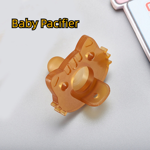 BPA Free Soft Baby Safety Product Food Grade silicone ciuccio per bambini 3-6 mesi