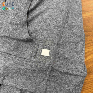 SUHE Womens Winter Full Zip <b>Hoodie</b> <b>Lightweight</b> High Stretch Activewear Jacket Pockets Gym Yoga Solid Color Knitted - Product Image 5
