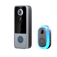 Timbre Inteligente con Cámara Tuya HD 1080P, Intercomunicador Full-duplex, Detección de Movimiento, Alimentado por Batería, con Dingdong, Gran Venta