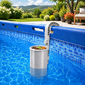 <span class=keywords><strong>Skimmer</strong></span> pour <span class=keywords><strong>piscine</strong></span> hors sol, lot de 10 skimmers flottants avec support mural et cadres métalliques gonflables - Product Image 6