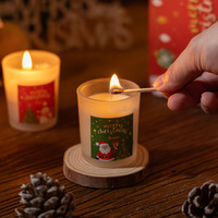 d'huile parfumée en forme de citrouille d'automne de luxe de haute qualité pot en verre bougie parfumée de Noël et d'Halloween