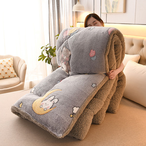 <span class=keywords><strong>Couette</strong></span> en <span class=keywords><strong>polaire</strong></span> double face réversible en coton vintage imprimé, taille king size, pour usage domestique et hôtelier, vente en gros - Product Image 6
