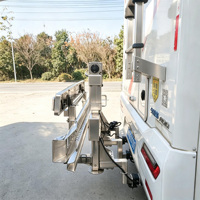 Porte-moto arrière pliable électrique en acier robuste, capacité de charge 160 kg, fixation sur attelage