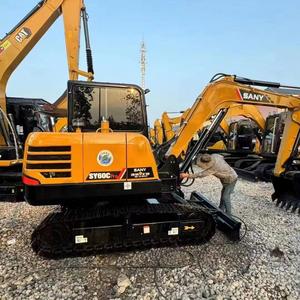 รถขุดมือสองคุณภาพสูง Sany SY135C 13 ตัน จากจีน สภาพการทำงานดี เครื่องยนต์ เกียร์ และลูกปืนคุณภาพดี ราคาแข่งขัน - Product Image 1