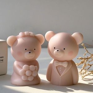 Stampo in Silicone <span class=keywords><strong>per</strong></span> Cartoon Design orso <span class=keywords><strong>per</strong></span> torta di san valentino o stampo <span class=keywords><strong>per</strong></span> gesso a candela - Product Image 4