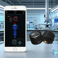 Zonne Voorruit TPMS Bandendruk Monitoring Systeem Auto Draadloze Bandendruk Alarm Interne Druk Sensor