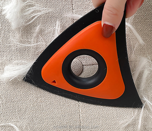 En çok satan silikon Sawtooth tasarım küçük kedi ve köpek saç temizleme için Pet saç fırçası sökücü - Product Image 1