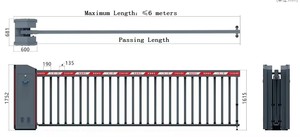 Barrera de Control de Acceso para Vehículos, de Alta Resistencia, Fabricada en China, para Uso en Entradas de Fábricas - Product Image 4