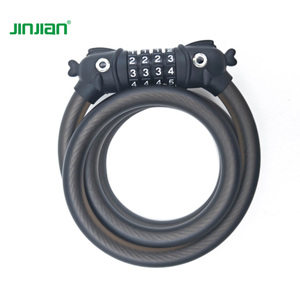 Cadenas <span class=keywords><strong>antivol</strong></span> sans clé en câble d'acier, modèle 2026, design tendance, longueur portable de 47 pouces, avec support de fixation pour vélo, salle de sport et maison - Product Image 2