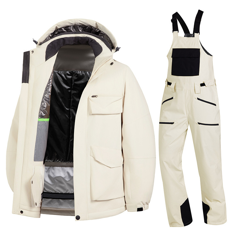 2025 Winter New Hooded Ski Suit
